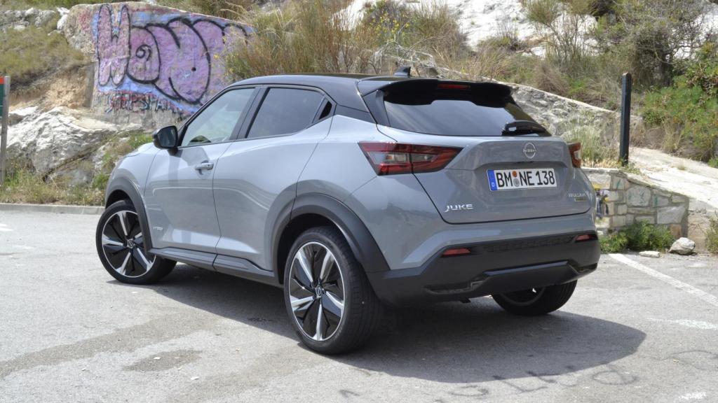 La parte trasera no presenta cambios respecto a la versión de gasolina.