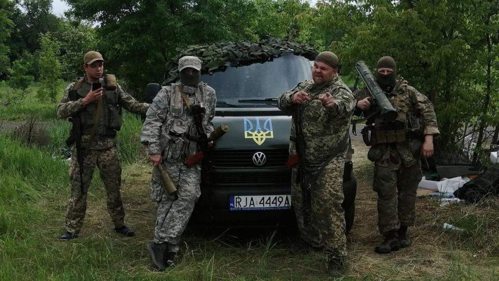 Una de las furgonetas donadas por Serhiy Zhadan