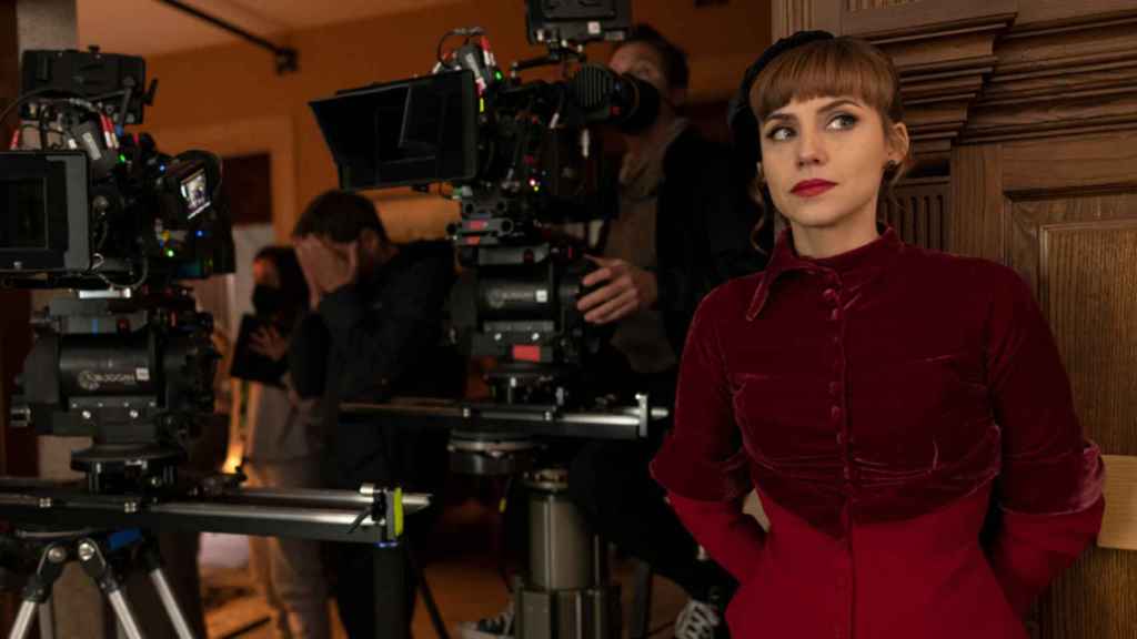 Imagen del rodaje de ‘Un asunto privado’.