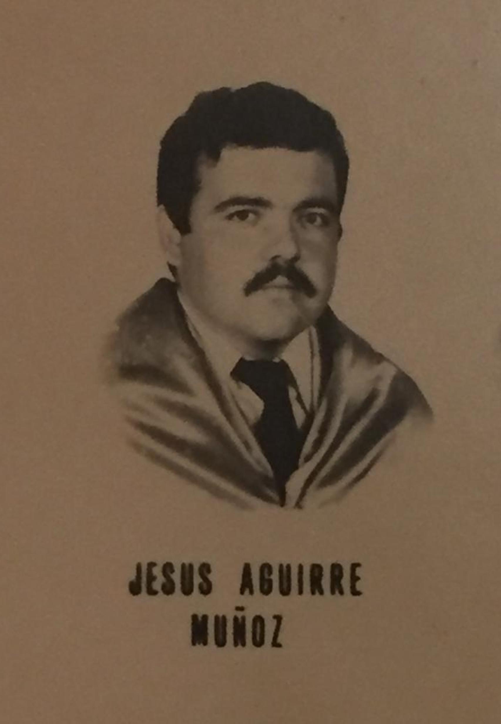 El médico de familia y consejero andaluz de Salud Jesús Aguirre Muñoz, en la orla de licenciado en Medicina por la Universidad de Córdoba, en 1979.