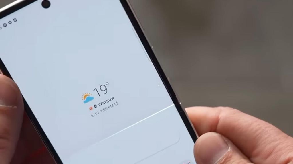 Pliegue pantalla del Galaxy Z Fold 3