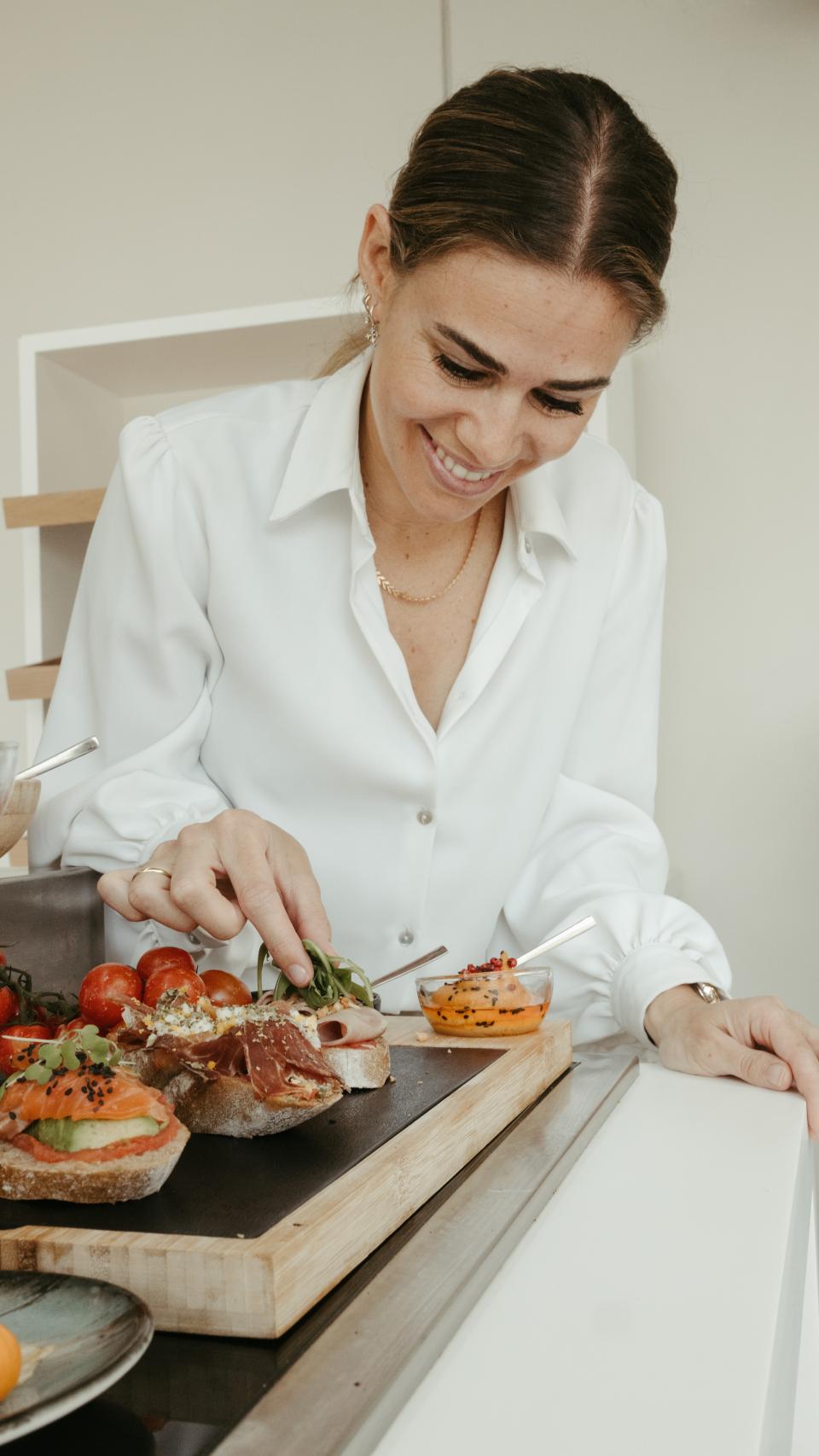 María Hernández-Alcalá de Futurlife cocinando.