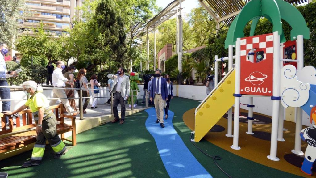El parque murciano, en su inauguración.