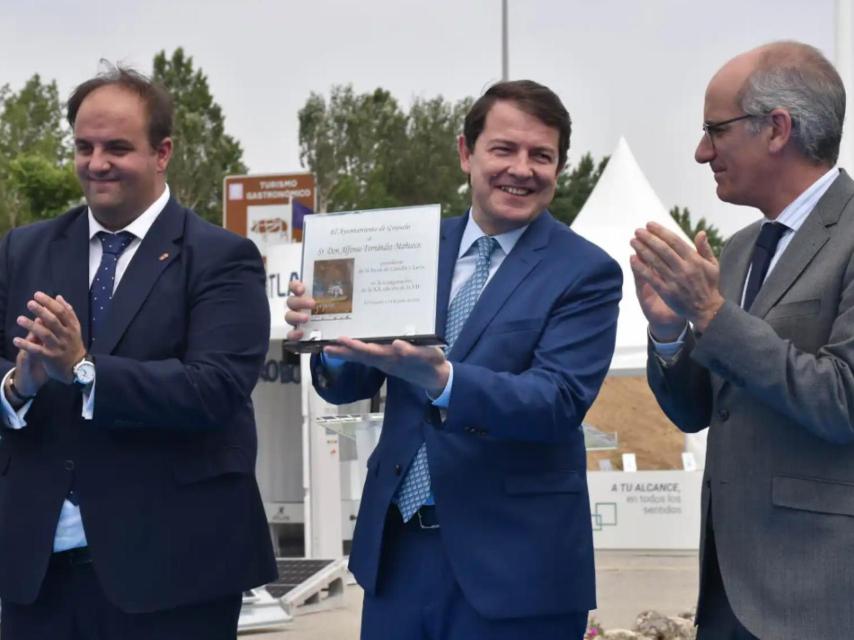 El presidente de la Junta, Alfonso Fernández Mañueco, inaugura la XX Edición de la Feria de la Industria Cárnica Guijuelo 2022 - FIC 22.