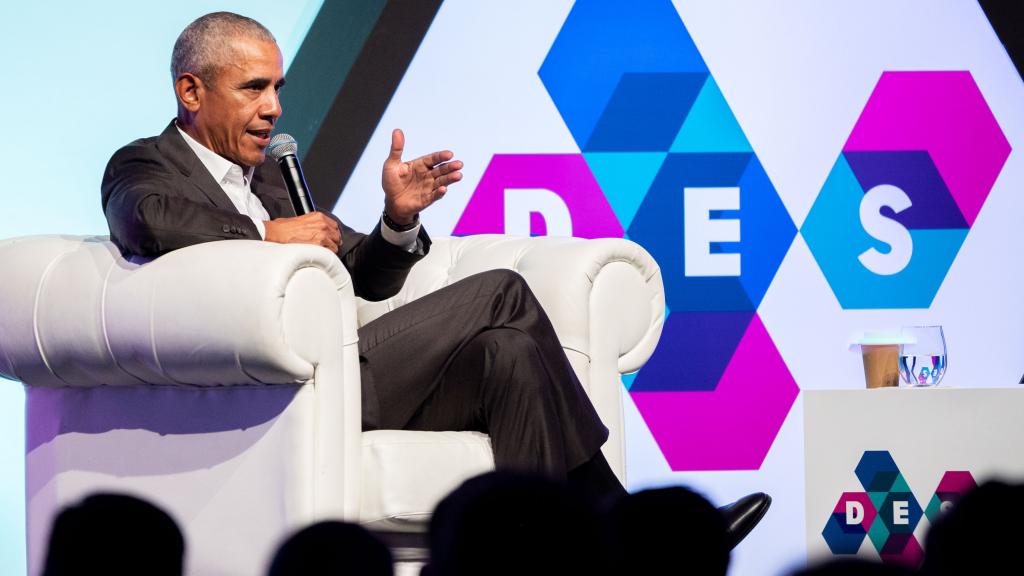 Barack Obama, en DES.