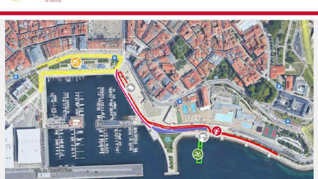 Recorrido del Triatlón