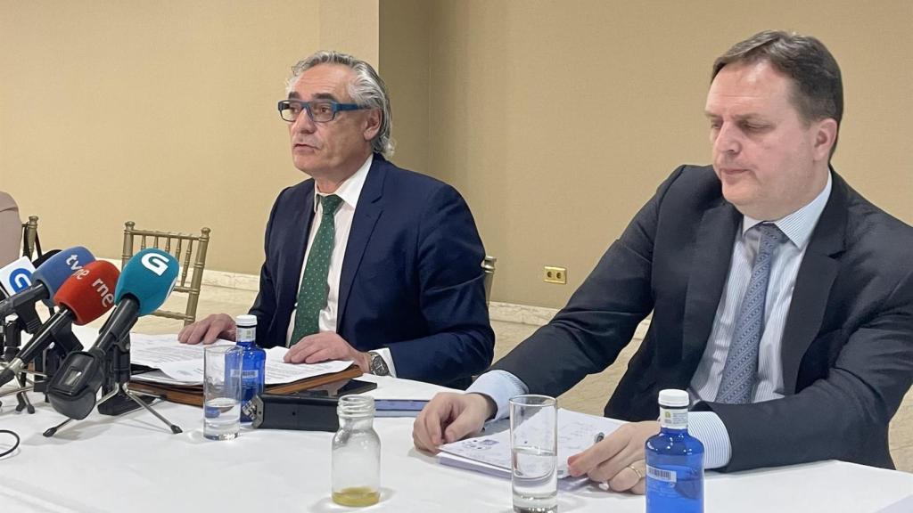 El presidente de la Asociación Eólica de Galicia (EGA), Manuel Pazo Paniagua, presenta el informe del impacto económico y social del sector eólico en Galicia 2020.