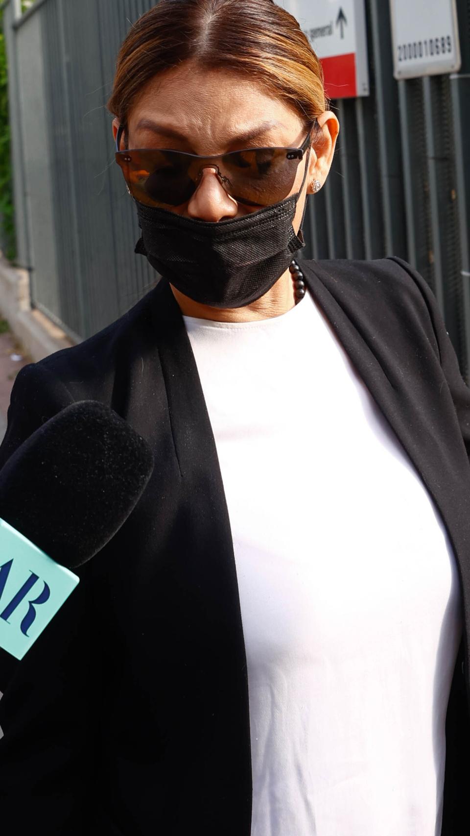 Ivonne Reyes a su llegada a los juzgados de Violencia sobre la Mujer el pasado 2 de junio de 2022.