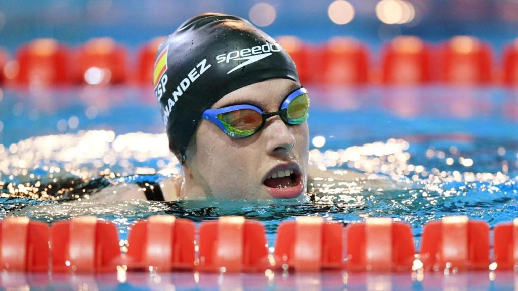 Marta Fernández, doble campeona del mundo de natación paralímpica