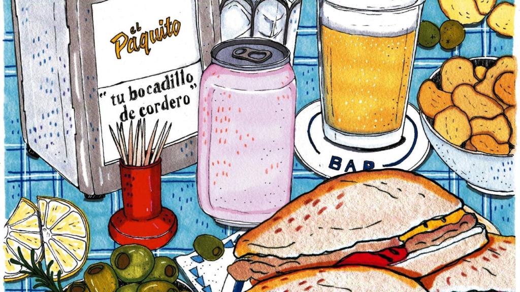 El Paquito, bocadillo de cordero con nombre propio