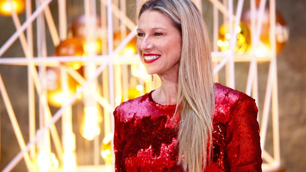 Anne Igartiburu en la presentación de las Campanadas 2021.