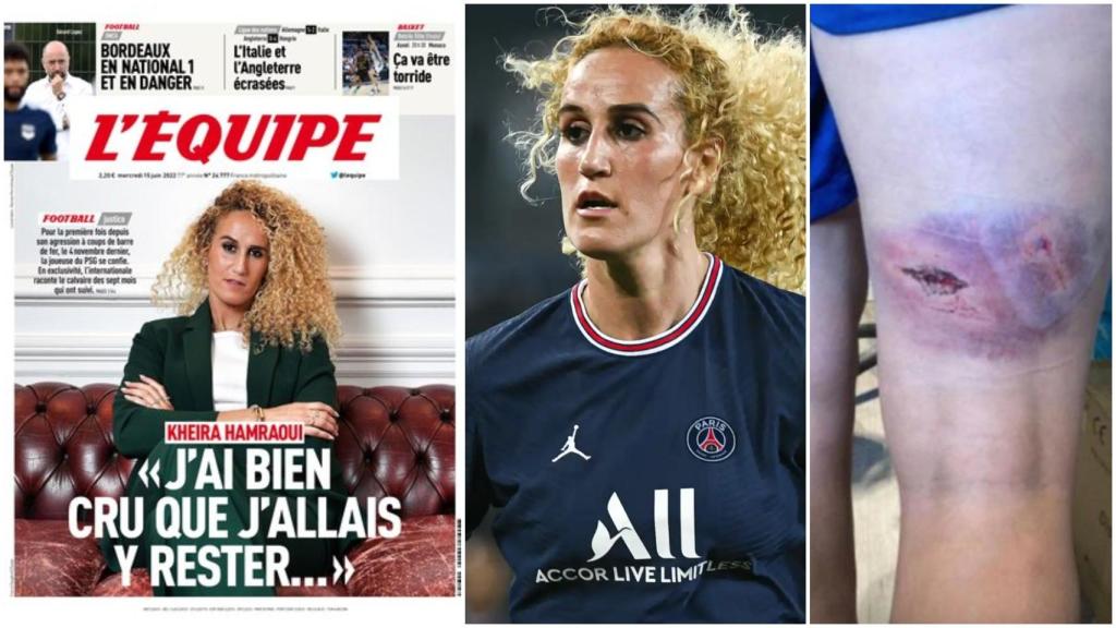 Kheira Hamraoui habla en L'Équipe