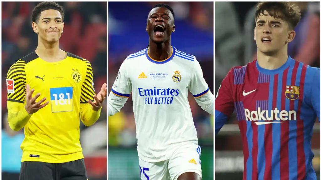 Camavinga, Pedri y Bellingham lideran la carrera por el Golden Boy: la lista de 100 candidatos