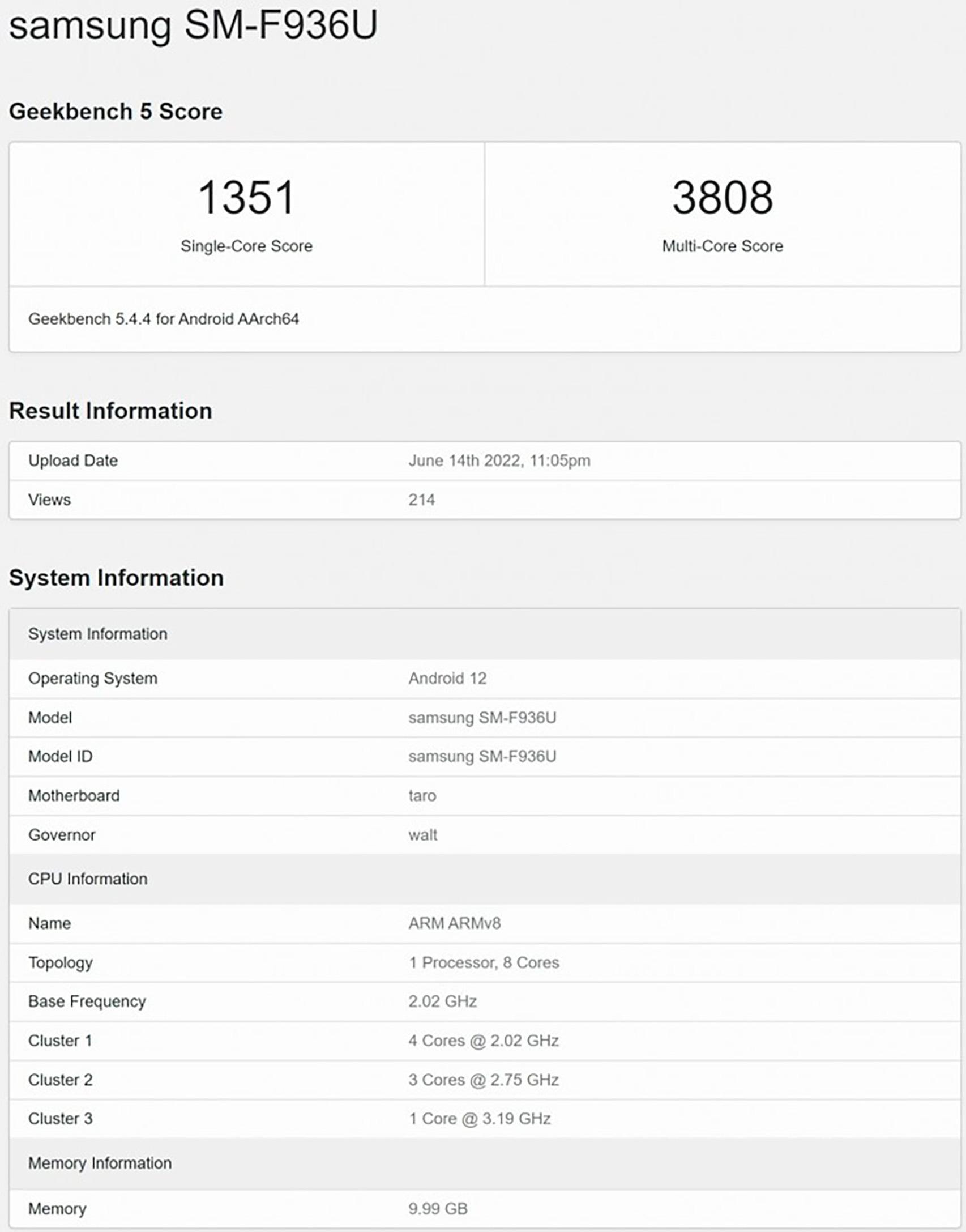 En su paso por Geekbench