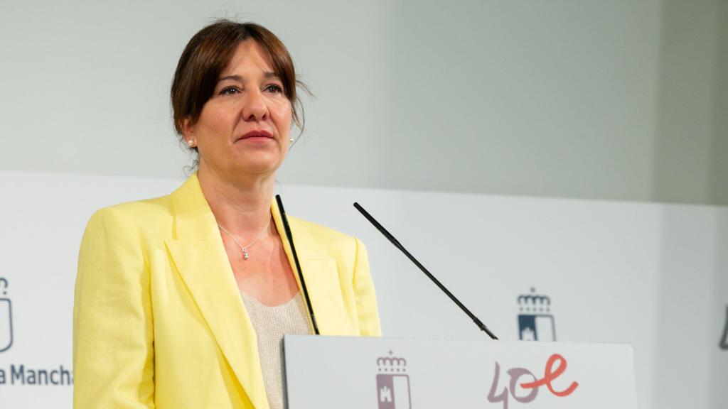 Blanca Fernández, portavoz del Gobierno de Castilla-La Mancha. Foto: JCCM.
