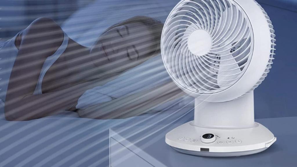 Duerme plácidamente con este ventilador silencioso con un 25% de descuento en Amazon