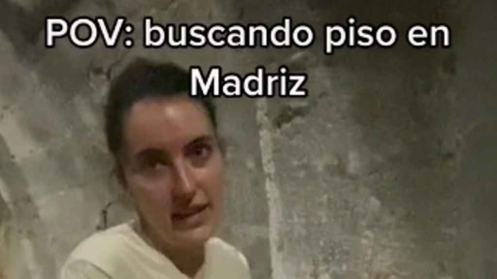 Captura del vídeo que se ha hecho viral en TikTok.