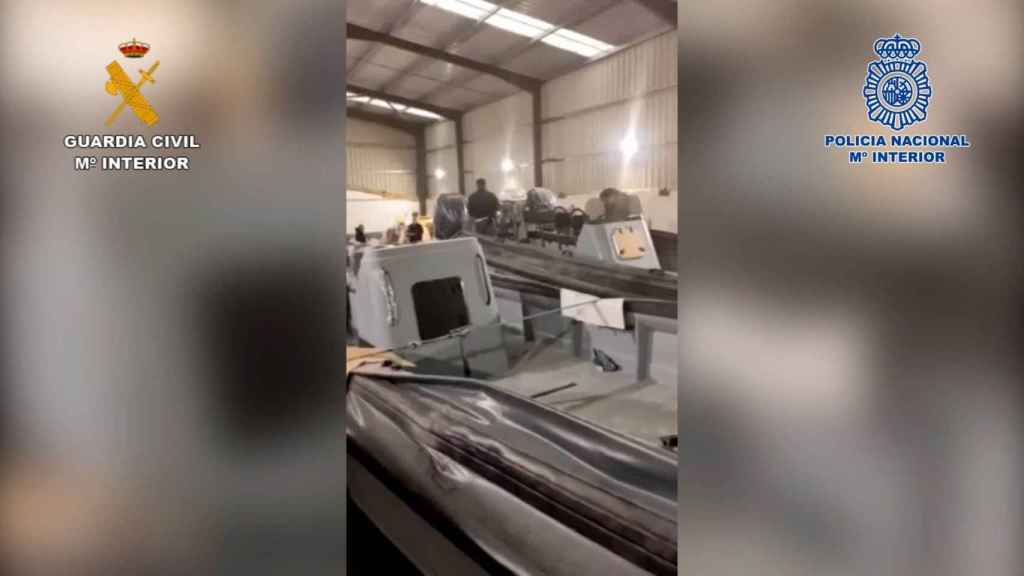 Imagen de archivo de embarcaciones intervenidas por la Guardia Civil y Policía Nacional en una operación conjunta.