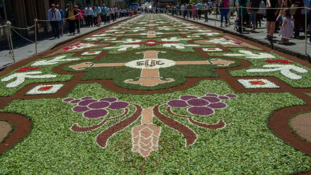 Alfombras florales de Ponteareas (Pontevedra).