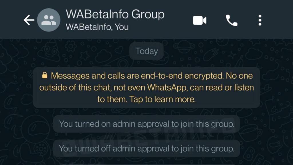 WhatsApp y su novedad.