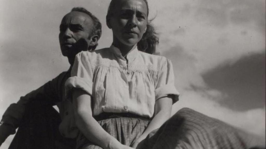 Autorretrato de Kati y José Horna, en 1950.