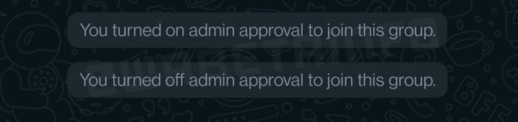 Aprobación para entrar en grupos de WhatsApp