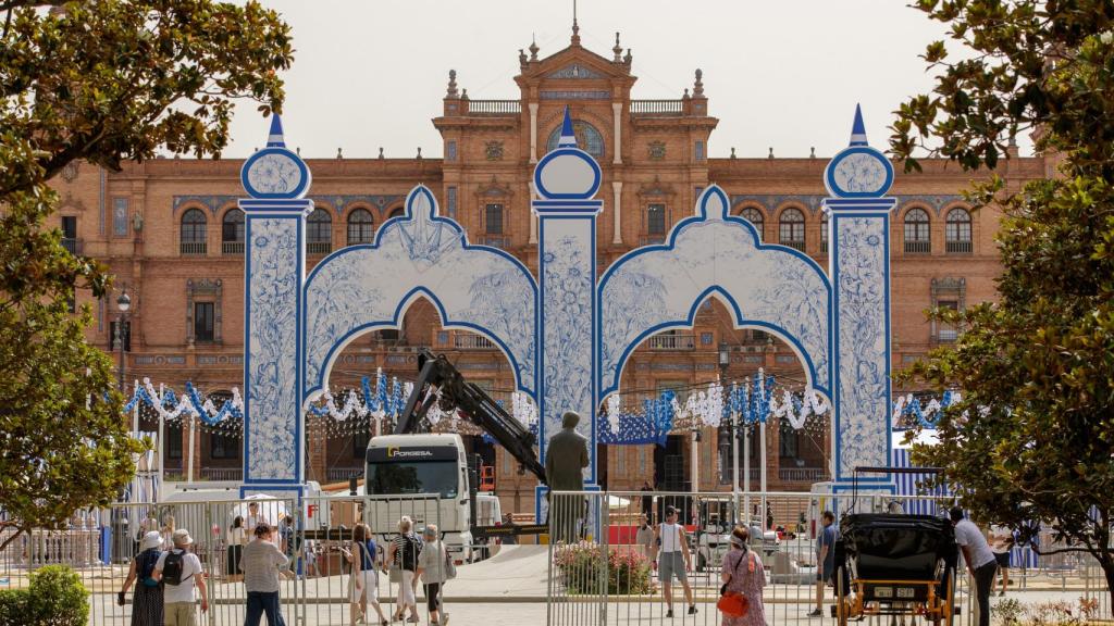 Plaza de España en Sevilla.