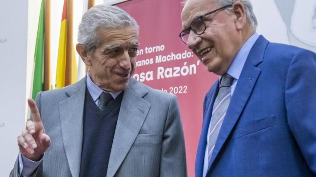 Braulio Medel y Alfonso Guerra.