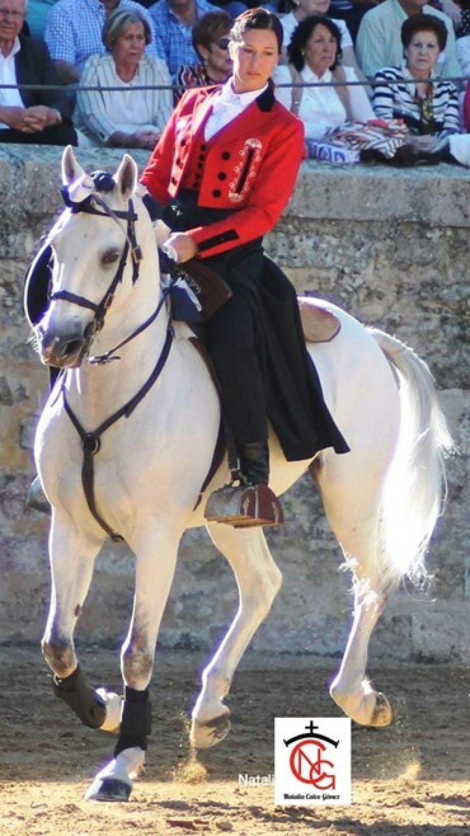 La rejoneadora portuguesa Ana Rita