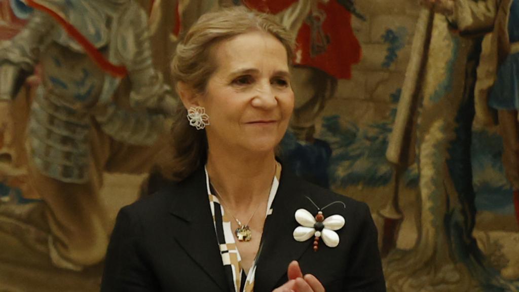 La infanta, en el Concurso de Pintura Infantil y Juvenil.