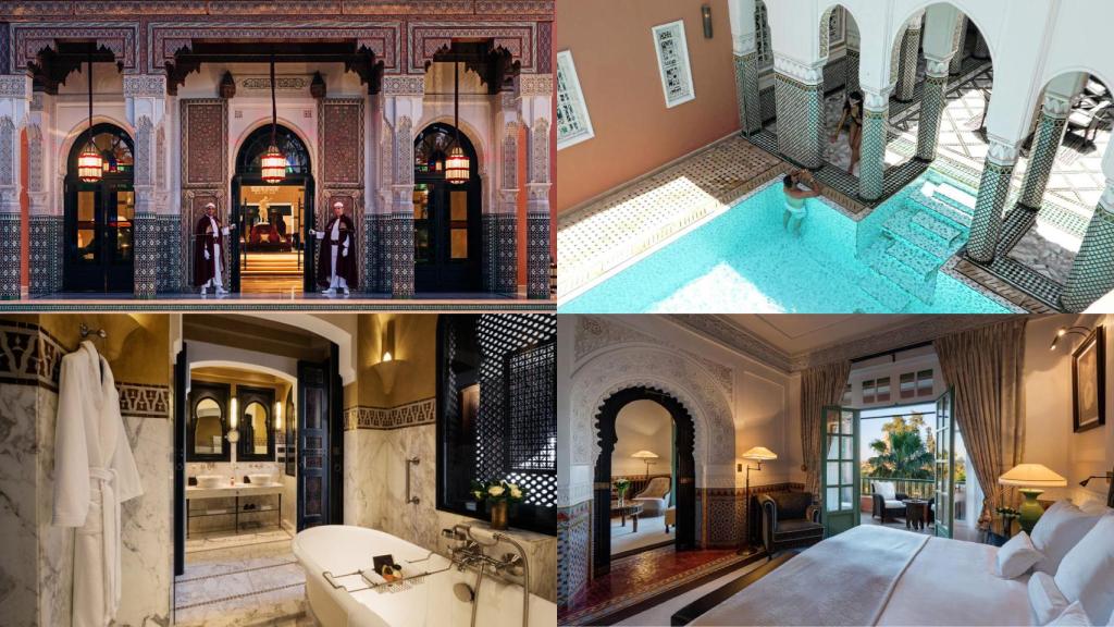 Algunas de las estancias del hotel en el que se ha alojado Naty Abascal.