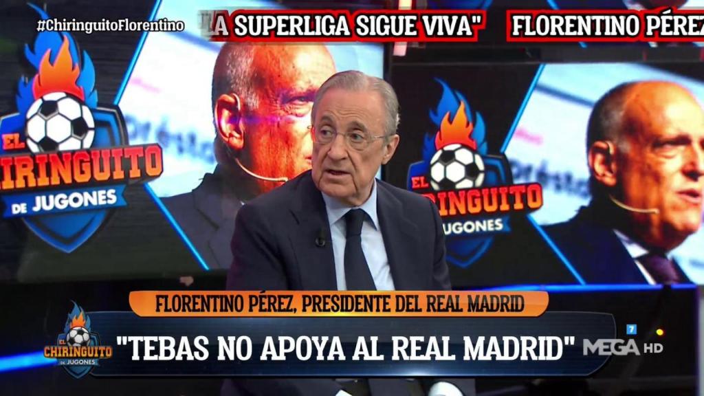 Florentino Pérez, en El Chiringuito de Jugones