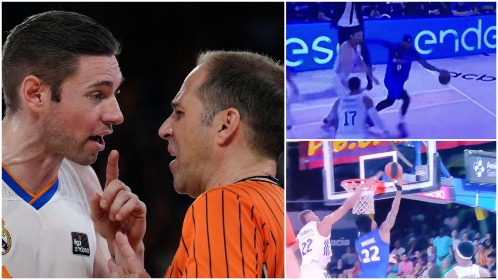 El enfado del Real Madrid de baloncesto con los árbitros