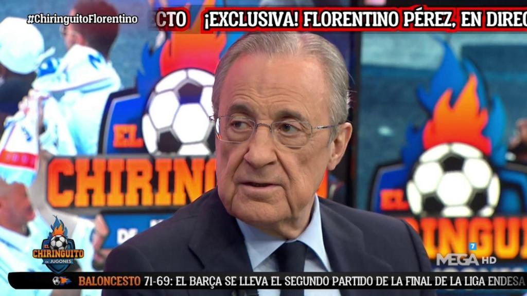 Florentino Pérez, en El Chiringuito de Jugones