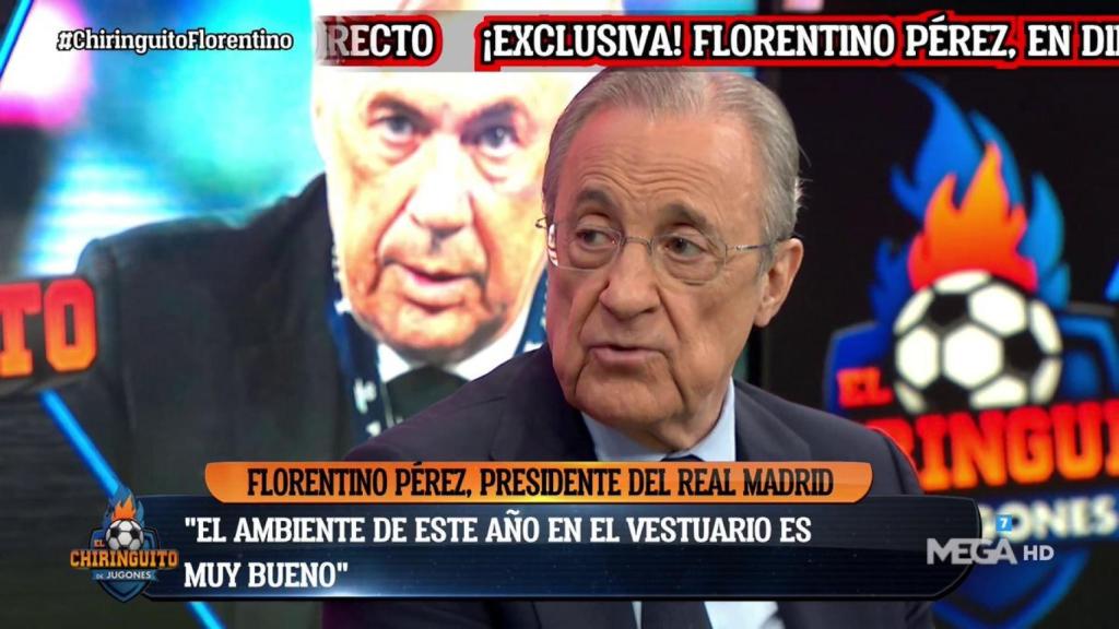 Florentino Pérez, en El Chiringuito de Jugones