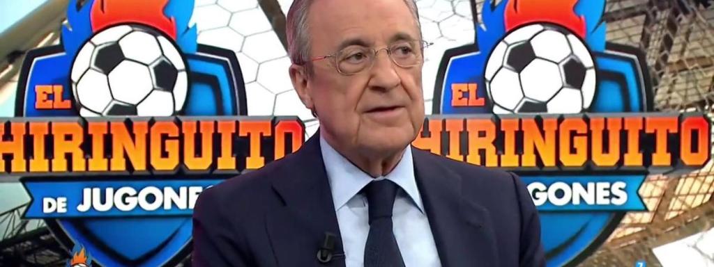 Florentino Pérez, en El Chiringuito de Jugones