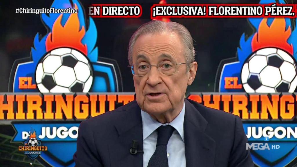 Florentino Pérez, en El Chiringuito de Jugones