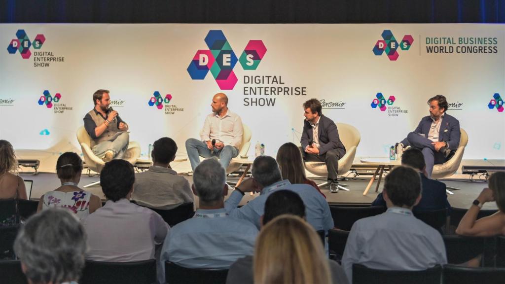 Un momento de la mesa redonda '‘Disrupción en el ecosistema de pagos: nuevos modelos de negocio’, celebrada esta semana en DES 2022.