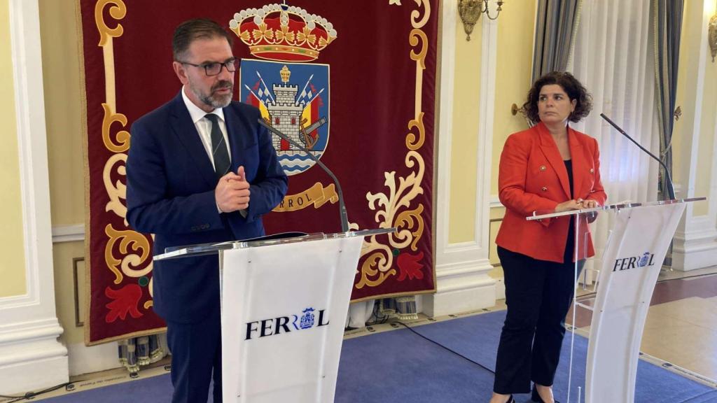 El alcalde de Ferrol y la subdelegada del Gobierno en Galicia