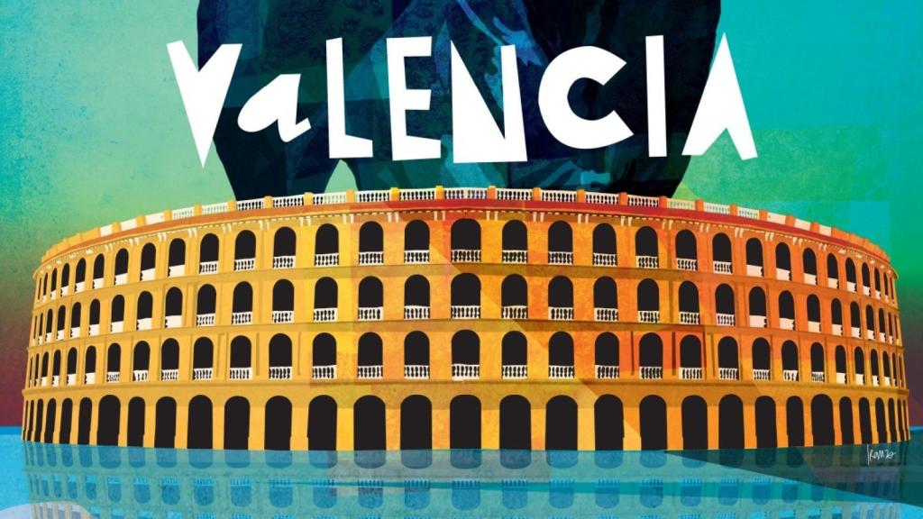 Cartel oficial de la Feria de Julio de Valencia.