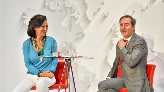 Ana Botín y Héctor Grisi.