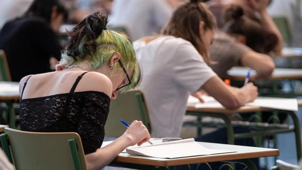 Alumnos en la selectividad
