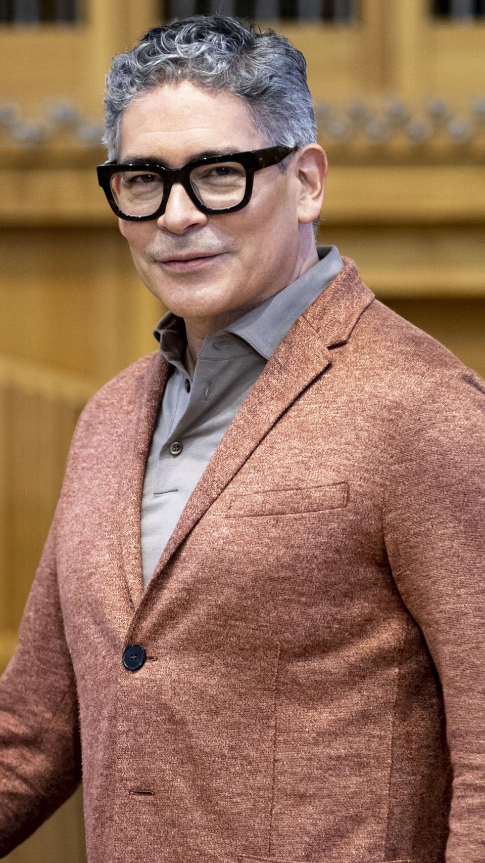 El escritor en la presentación del programa 'Prodigios', en febrero de 2020.