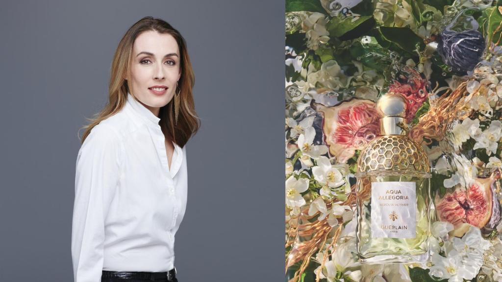 Delphine Jelk y su nuevo perfume para Guerlain, 'Neroli Vetiver'.