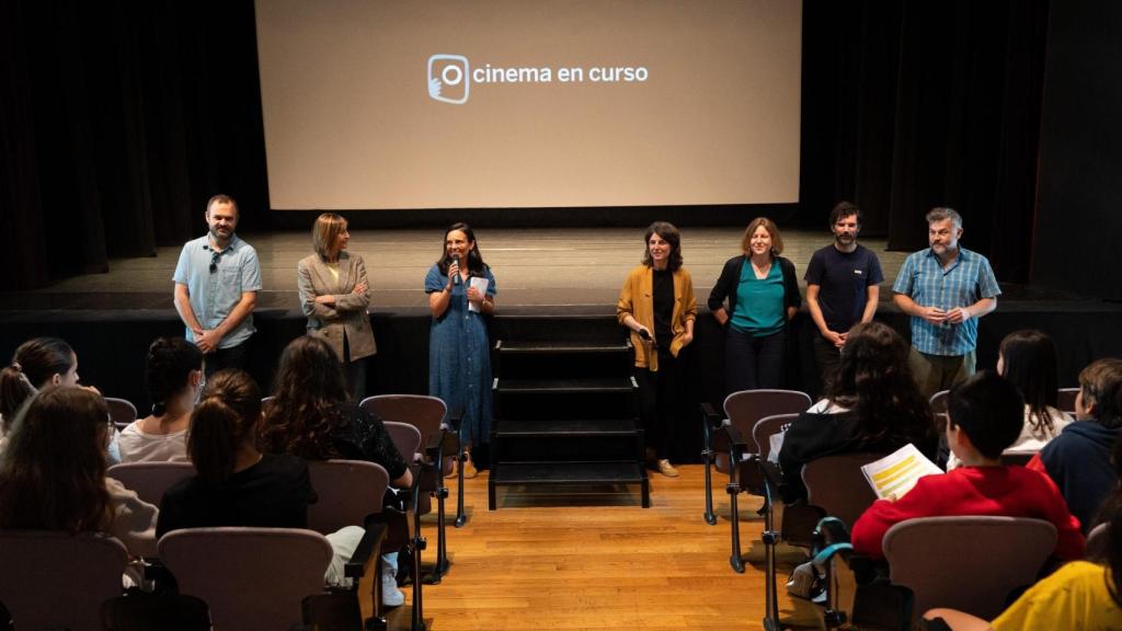 Presentación de ‘Cinema en curso’ en Santiago.