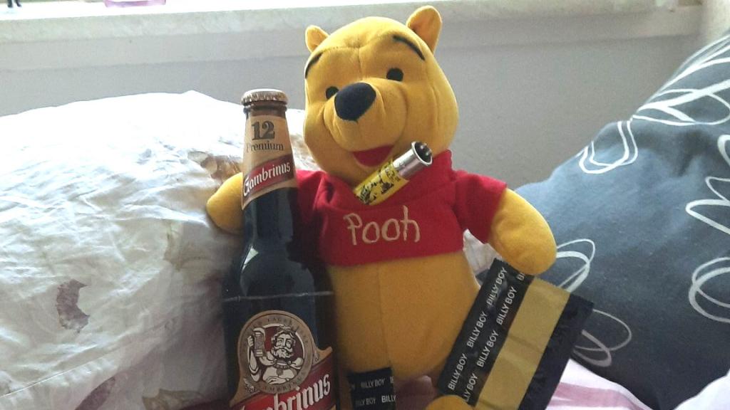 Uno de los recibimientos del peluche a su dueña.