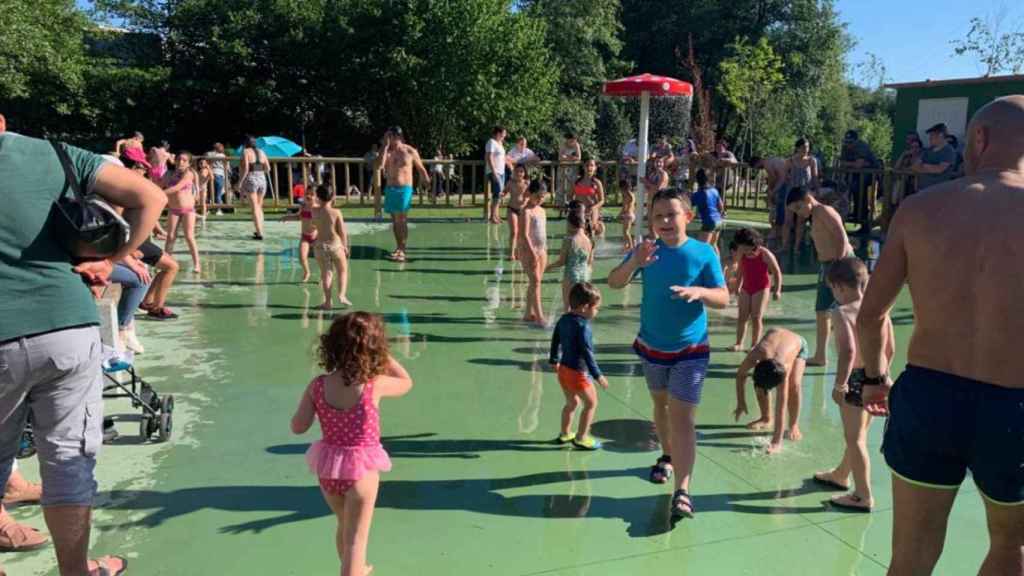 Parque del agua de la Pesqueira, en Mos.