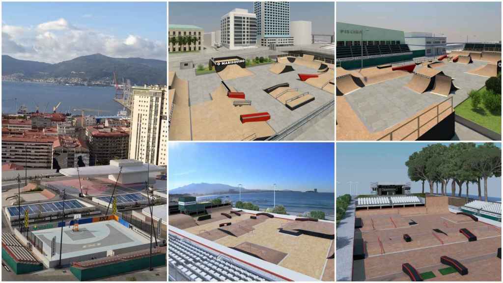 Así serán las pistas sobre las que se celebrará O Marisquiño en Vigo