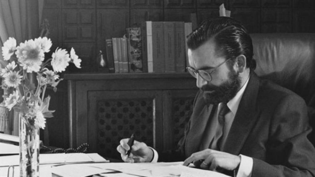 Mariano Díez Moreno en una imagen del tiempo en que fue presidente de la Diputación de Toledo.