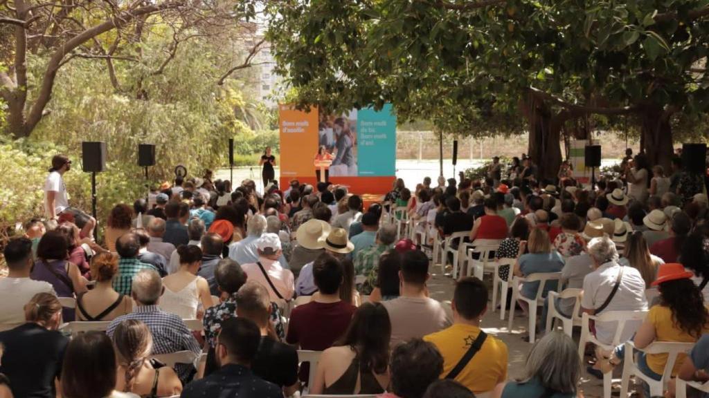 Así estaba el acto de este sábado en Valencia.
